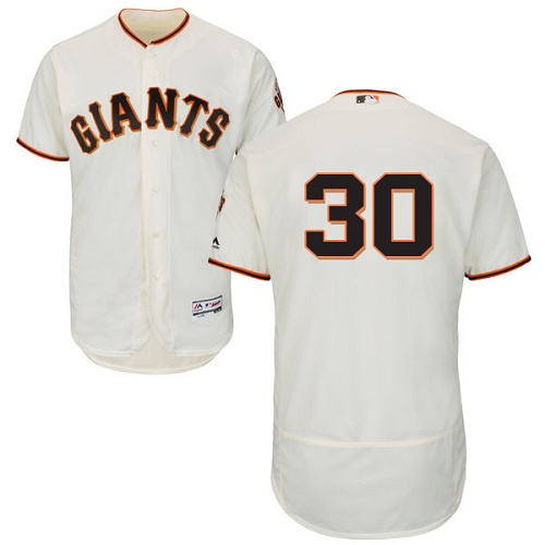 Giants #30 Orlando Cepeda Cream Flexbase Authentic Collection Stitched MLB Jersey